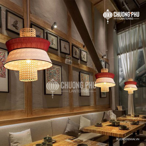 CÁC MẪU ĐÈN VẢI THẢ TRẦN TRANG TRÍ QUÁN